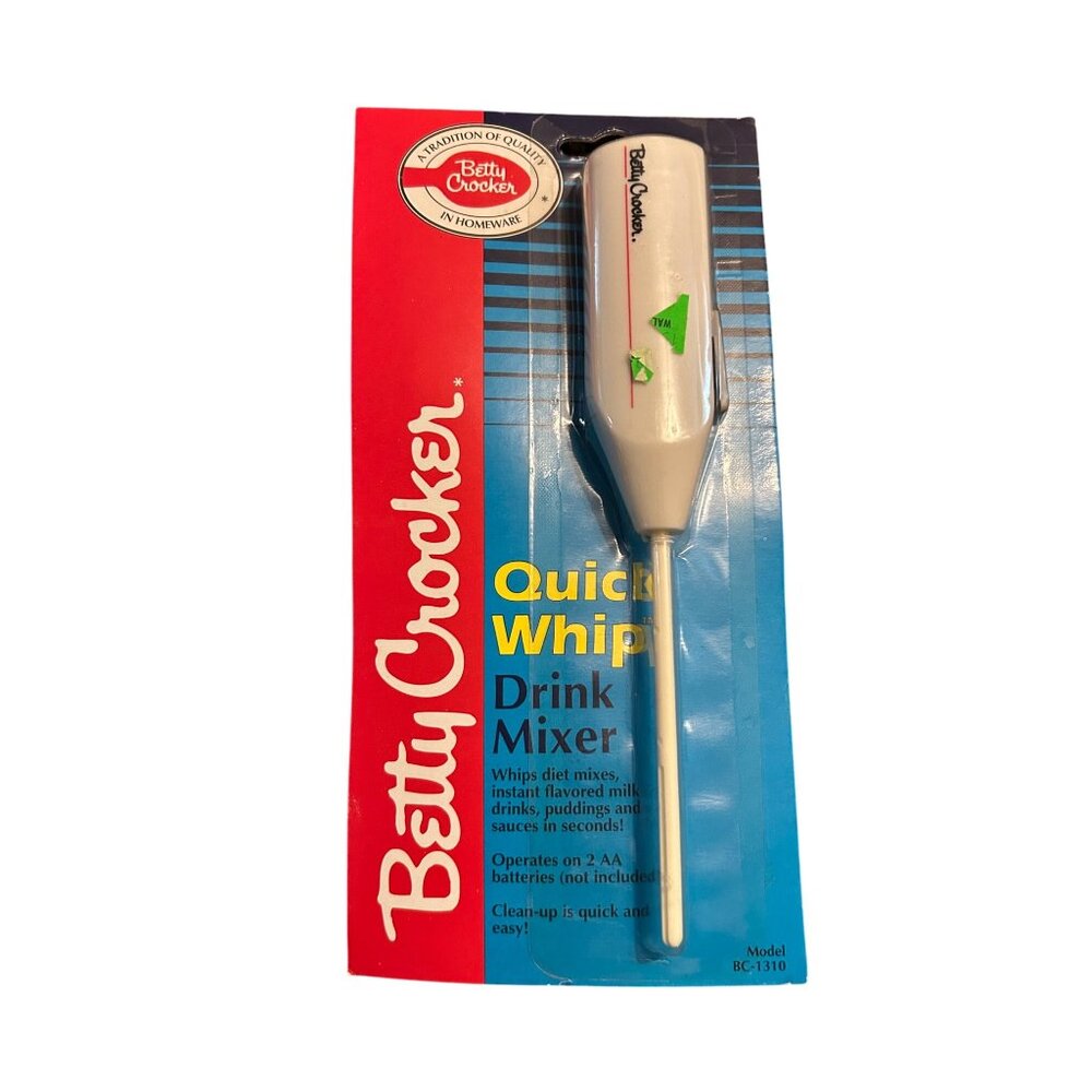 Betty Crocker Quick Whip Drink Mixer BC-1310 Handheld